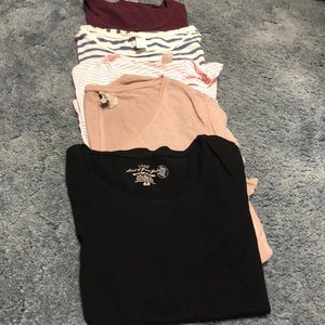 5 short sleeved shirts from H&M
